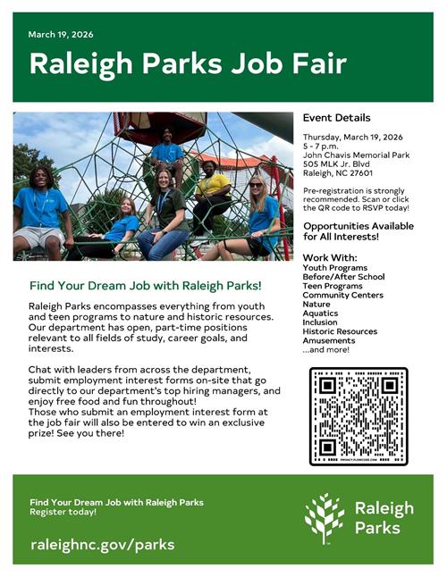 Raleigh Parks Job Fair
